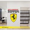 (3509f) Nálepka na stěnu - Ferrari